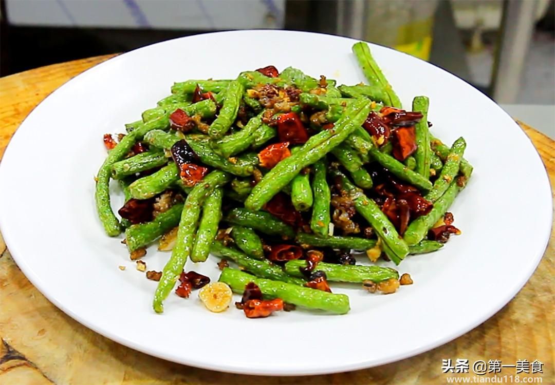 干煸四季豆的做法（干煸四季豆怎么做）(圖8)