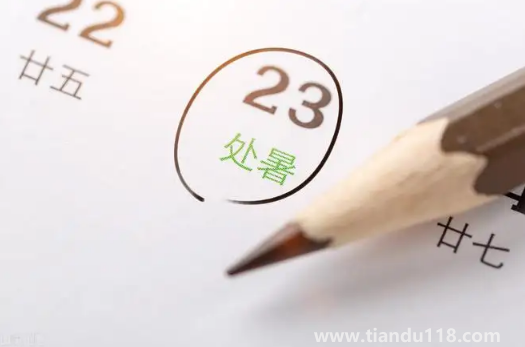 2022年處暑是幾月幾號幾點幾分幾秒鐘（處暑吃什么）