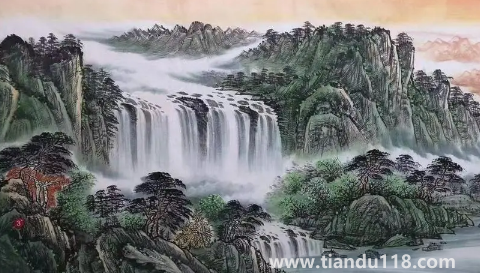 富水長流畫掛客廳能不能旺財3