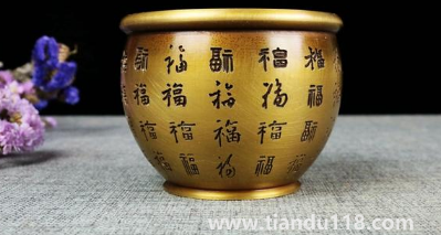 銅缸擺件能不能在屋里面擺放3